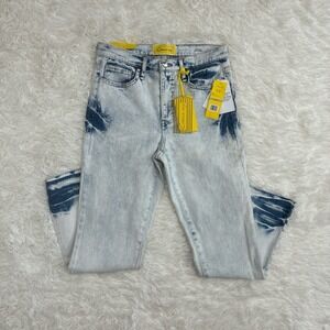 NWT Women's Circus NY High Rise Slim Straight Denim  jeans in Ice Blue size 27